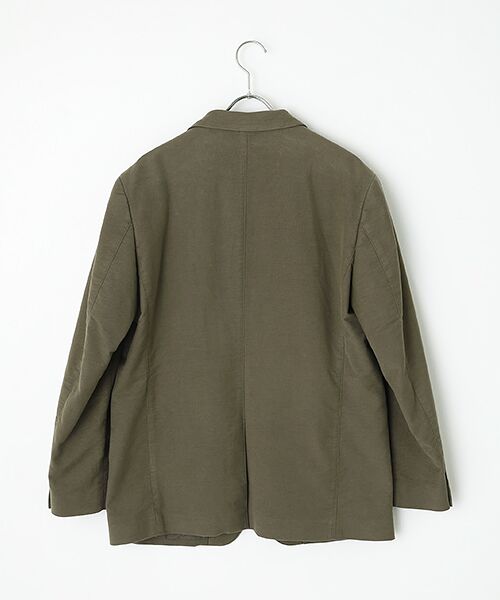 PAPAS / パパス テーラードジャケット | コットンストレッチリクラインドクロス ジャケット | 詳細7
