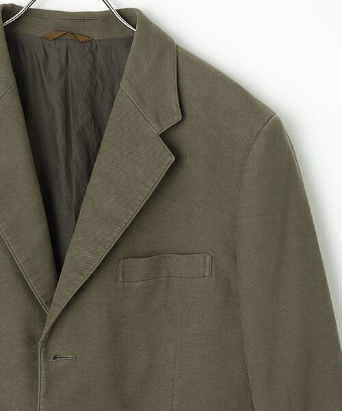 PAPAS / パパス テーラードジャケット | コットンストレッチリクラインドクロス ジャケット | 詳細8