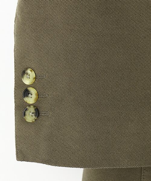 PAPAS / パパス テーラードジャケット | コットンストレッチリクラインドクロス ジャケット | 詳細10