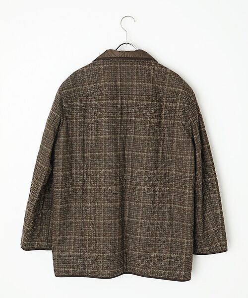 PAPAS / パパス ブルゾン | <TALLIA DI DELFINO>ブークレーツイード キルティングブルゾン | 詳細1