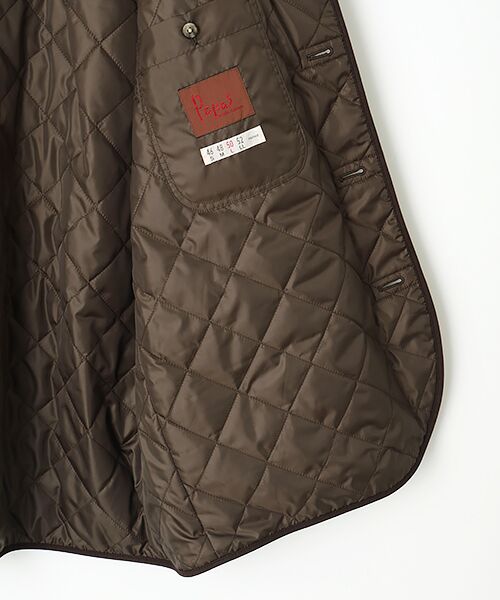 PAPAS / パパス ブルゾン | <TALLIA DI DELFINO>ブークレーツイード キルティングブルゾン | 詳細4