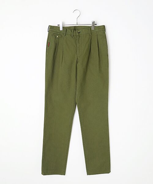 PAPAS / パパス その他パンツ | ヘヴィセルヴィッチダック2タックパンツ（カーキ）