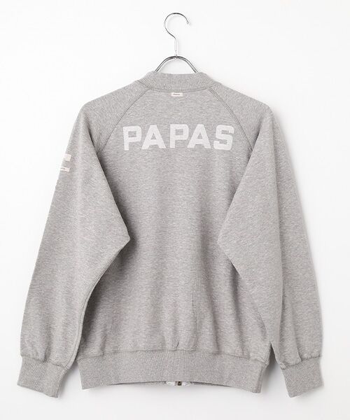 PAPAS / パパス ブルゾン | ストレッチ裏毛 ブルゾン | 詳細1