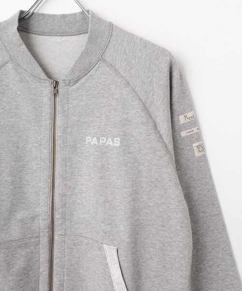PAPAS / パパス ブルゾン | ストレッチ裏毛 ブルゾン | 詳細2