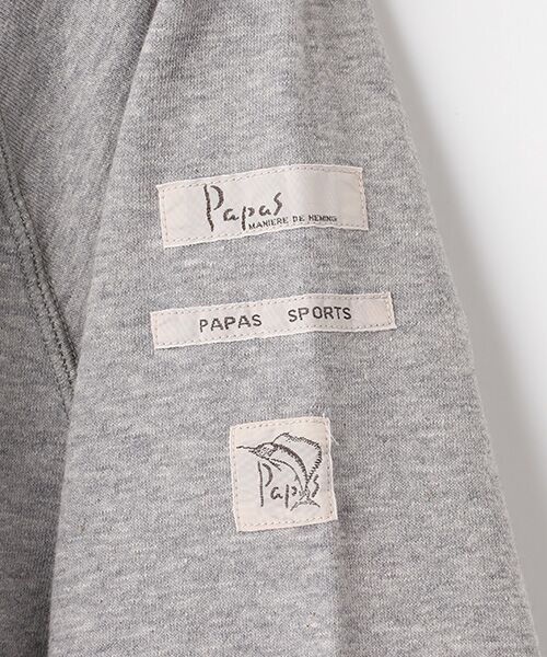 PAPAS / パパス ブルゾン | ストレッチ裏毛 ブルゾン | 詳細7