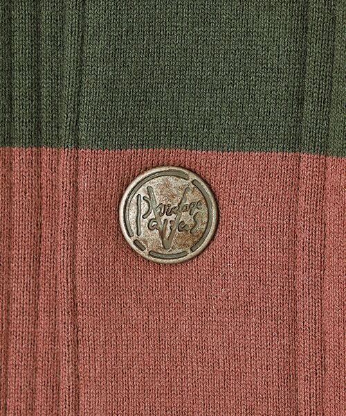 PAPAS / パパス ブルゾン | ウール/コットンボーダー カットソーブルゾン | 詳細5