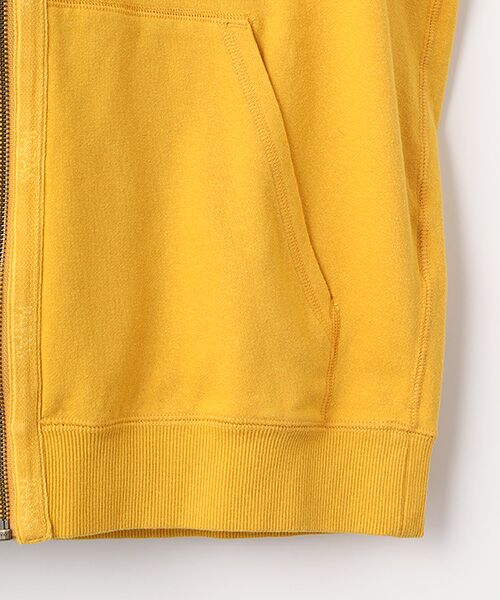 PAPAS / パパス ベスト | ストレッチ裏毛 フード付きベスト | 詳細3