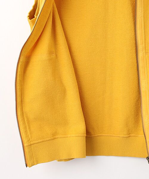 PAPAS / パパス ベスト | ストレッチ裏毛 フード付きベスト | 詳細4