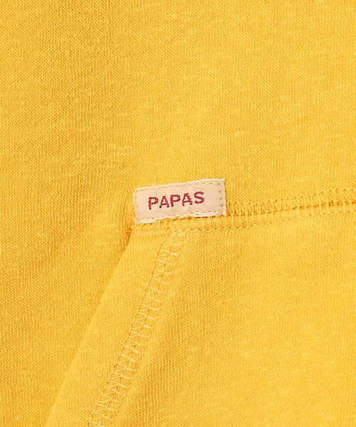 PAPAS / パパス ベスト | ストレッチ裏毛 フード付きベスト | 詳細6