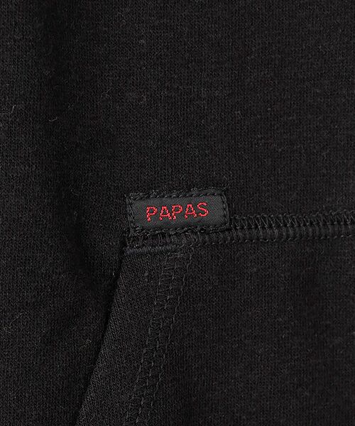 PAPAS / パパス ベスト | ストレッチ裏毛 フード付きベスト | 詳細7