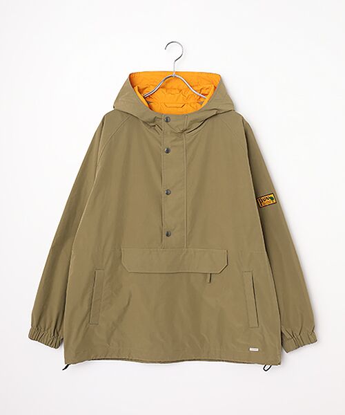 PAPAS / パパス ブルゾン | ポリエステル/ナイロン プルオーバーアノラック（キャメル）