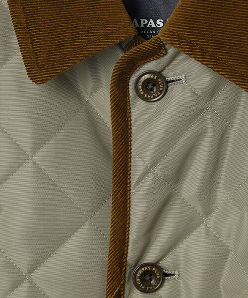 PAPAS / パパス ブルゾン | ナイロンオックス撥水・裏シレー キルティングブルゾン | 詳細7