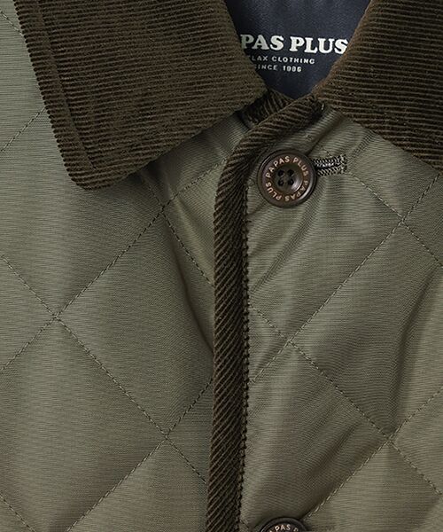 PAPAS / パパス ブルゾン | ナイロンオックス撥水・裏シレー キルティングブルゾン | 詳細8