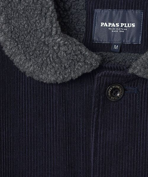 PAPAS / パパス ブルゾン | 8ウェール綿/ウールコーデュロイ ブルゾン | 詳細7