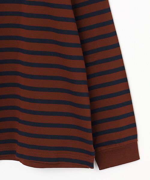 PAPAS / パパス ポロシャツ | バスク天竺ボーダー ラガーシャツ | 詳細3