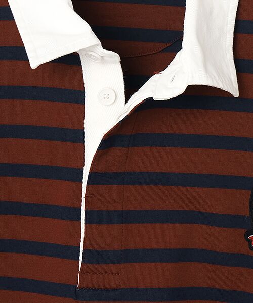PAPAS / パパス ポロシャツ | バスク天竺ボーダー ラガーシャツ | 詳細5