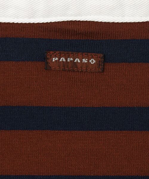 PAPAS / パパス ポロシャツ | バスク天竺ボーダー ラガーシャツ | 詳細6