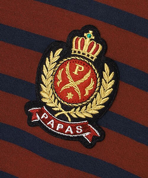 PAPAS / パパス ポロシャツ | バスク天竺ボーダー ラガーシャツ | 詳細7