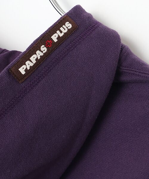 PAPAS / パパス パーカー | セントラル裏毛 ワッペンパーカー | 詳細7