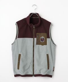 PAPAS / パパス ベスト | ポーラテックマイクロフリース スタンドカラーベスト