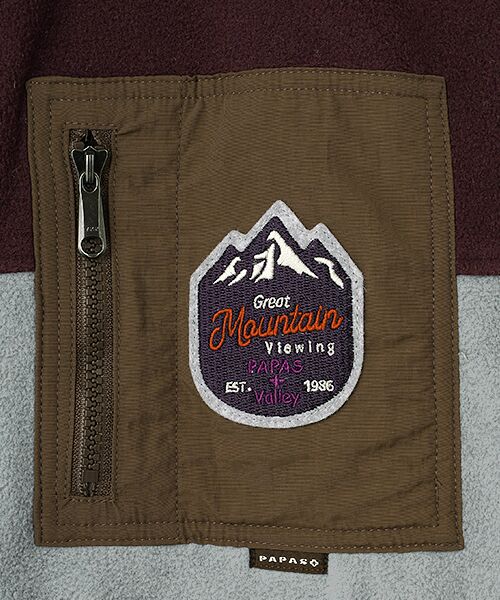 PAPAS / パパス ベスト | ポーラテックマイクロフリース スタンドカラーベスト | 詳細6