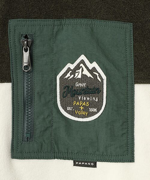 PAPAS / パパス ベスト | ポーラテックマイクロフリース スタンドカラーベスト | 詳細8