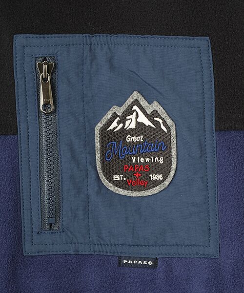 PAPAS / パパス ベスト | ポーラテックマイクロフリース スタンドカラーベスト | 詳細9