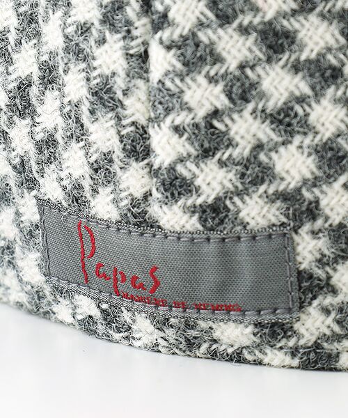 PAPAS / パパス ハンチング・キャスケット・ベレー帽 | <HARRIS TWEED>ハンチング | 詳細1