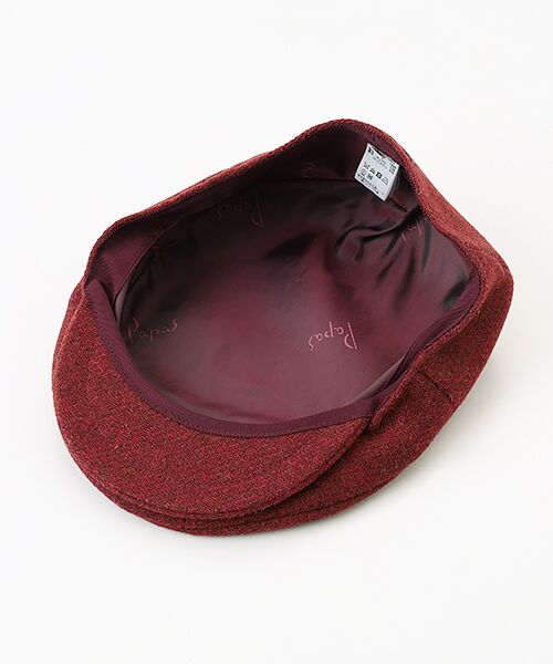 PAPAS / パパス ハンチング・キャスケット・ベレー帽 | <HARRIS TWEED>ハンチング | 詳細5