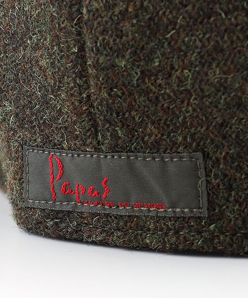 PAPAS / パパス ハンチング・キャスケット・ベレー帽 | <HARRIS TWEED>ハンチング | 詳細6