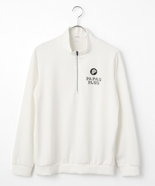 PAPAS / パパス その他トップス | ネオプレーンダンボールニット プルオーバー（シロ）
