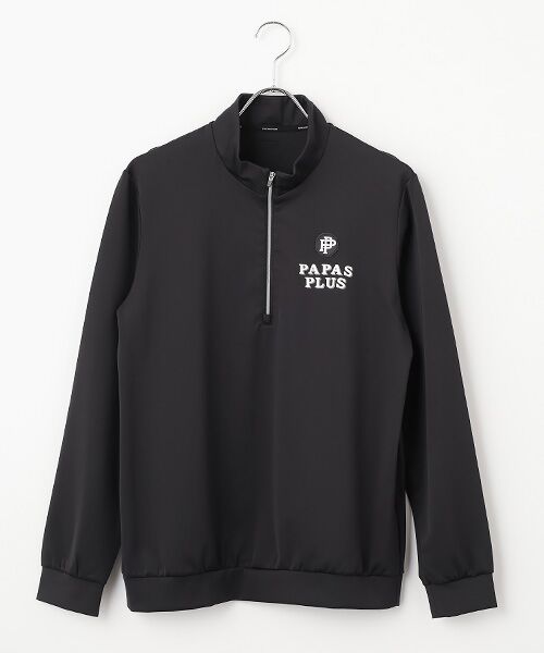 PAPAS / パパス その他トップス | ネオプレーンダンボールニット プルオーバー（クロ）