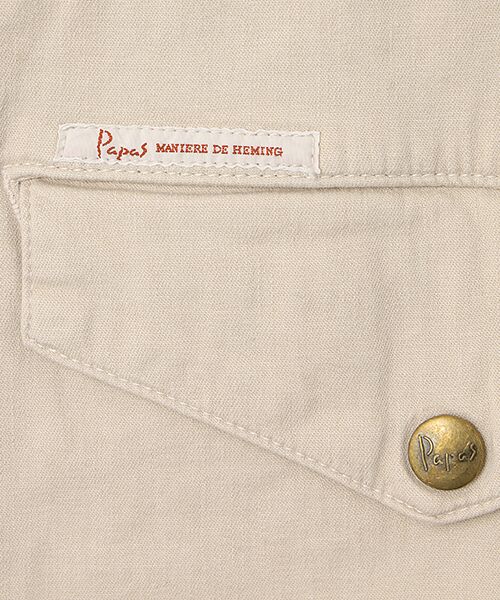 PAPAS / パパス その他アウター | モンサンミッシェルデニム ハーフコート | 詳細6