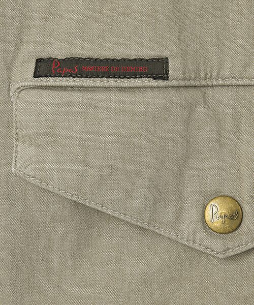 PAPAS / パパス その他アウター | モンサンミッシェルデニム ハーフコート | 詳細8