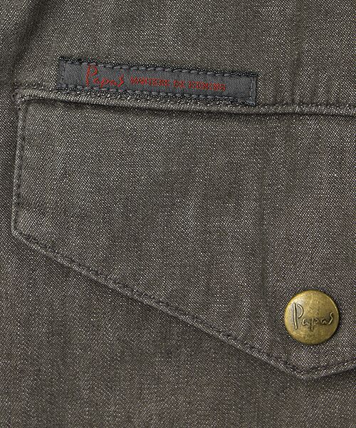 PAPAS / パパス その他アウター | モンサンミッシェルデニム ハーフコート | 詳細10