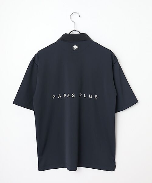PAPAS / パパス ポロシャツ | ベアスムース ハーフジップポロシャツ | 詳細3