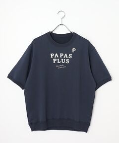 アスレジャー裏毛 半袖トレーナー