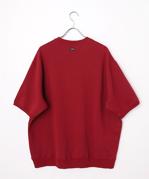 PAPAS / パパス スウェット | アスレジャー裏毛 半袖トレーナー | 詳細2