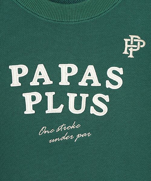 PAPAS / パパス スウェット | アスレジャー裏毛 半袖トレーナー | 詳細8