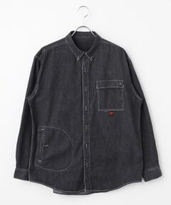 PAPAS / パパス シャツ・ブラウス | 7ozライトデニム オーバーサイズシャツ