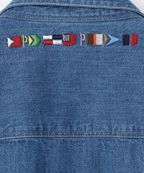 PAPAS / パパス シャツ・ブラウス | 7ozライトデニム オーバーサイズシャツ | 詳細5