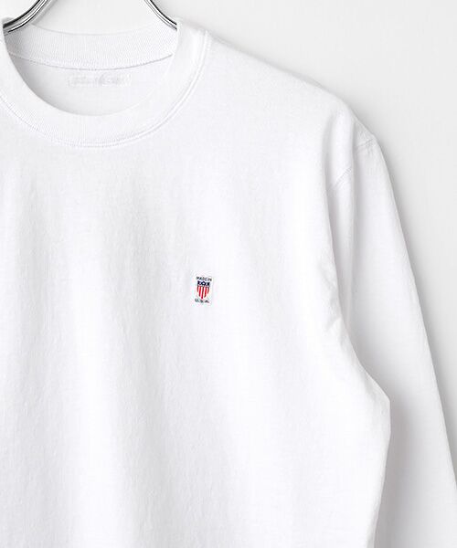 PAPAS / パパス Tシャツ | コットン天竺 長袖プリントTシャツ<MADE IN USA> | 詳細2