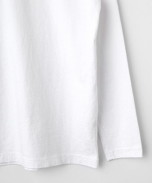 PAPAS / パパス Tシャツ | コットン天竺 長袖プリントTシャツ<MADE IN USA> | 詳細3