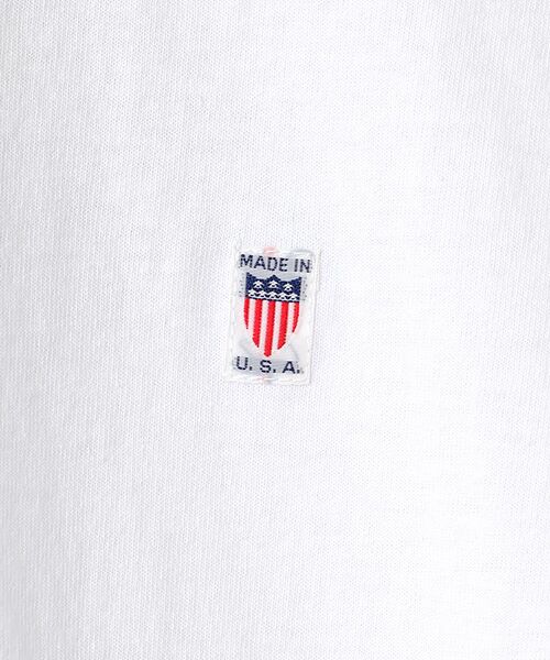 PAPAS / パパス Tシャツ | コットン天竺 長袖プリントTシャツ<MADE IN USA> | 詳細5