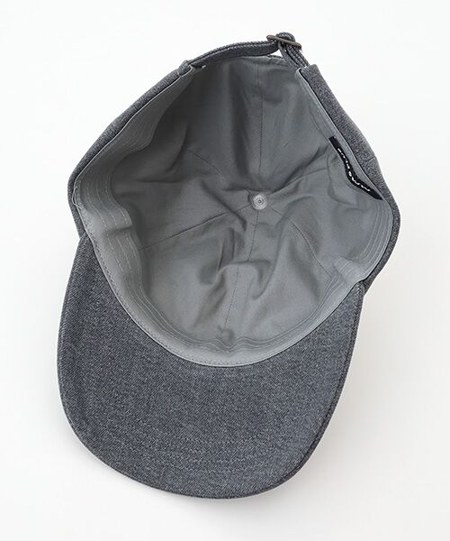 PAPAS / パパス キャップ | 11.5ozムラ糸ストレッチデニム ベースボールキャップ | 詳細3