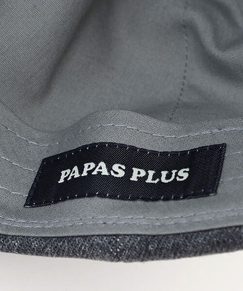 PAPAS / パパス キャップ | 11.5ozムラ糸ストレッチデニム ベースボールキャップ | 詳細4