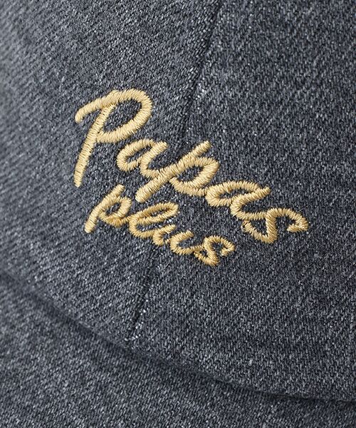 PAPAS / パパス キャップ | 11.5ozムラ糸ストレッチデニム ベースボールキャップ | 詳細7