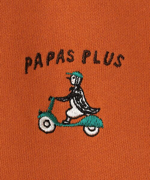 PAPAS / パパス カーディガン・ボレロ | フレンチテリーミニ裏毛 ペンギン刺繍 カットソーカーディガン | 詳細1