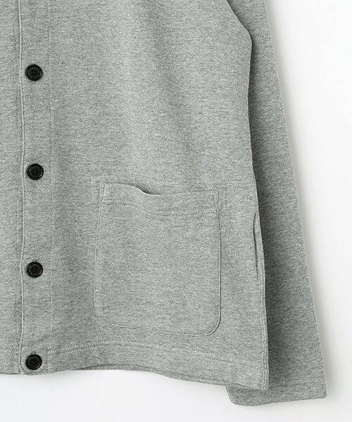 PAPAS / パパス カーディガン・ボレロ | フレンチテリーミニ裏毛 ペンギン刺繍 カットソーカーディガン | 詳細4