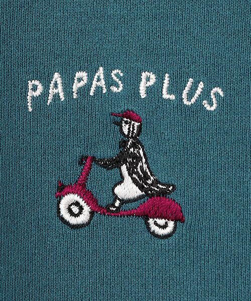 PAPAS / パパス カーディガン・ボレロ | フレンチテリーミニ裏毛 ペンギン刺繍 カットソーカーディガン | 詳細7